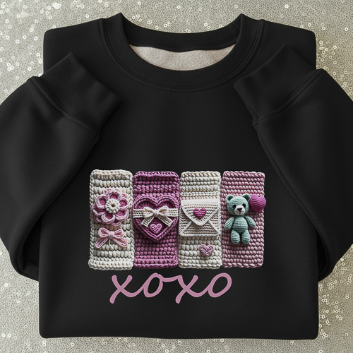 Vista previa de Crochet de Diseños San Valentín en archivo digital PNG