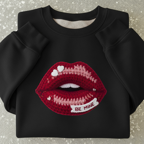 Crochet de Diseños San Valentín PNG para DTF y Sublimación