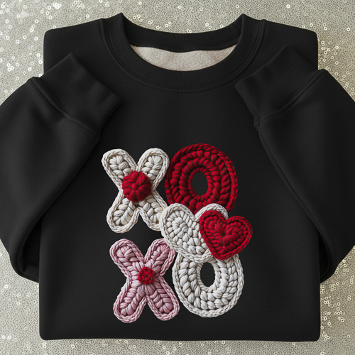 Crochet de Diseños San Valentín PNG para DTF y Sublimación