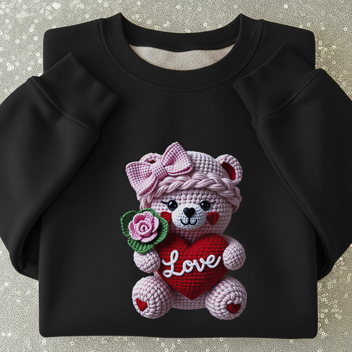 Crochet de Diseños San Valentín PNG para DTF y Sublimación