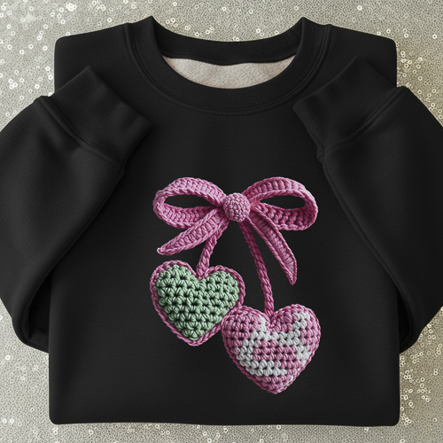 Crochet de Diseños San Valentín PNG para DTF y Sublimación