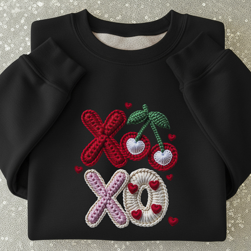 Crochet de Diseños San Valentín PNG para DTF y Sublimación