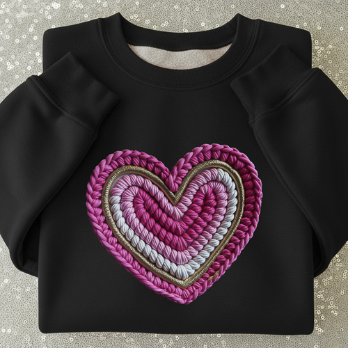 Crochet de Diseños San Valentín PNG para DTF y Sublimación