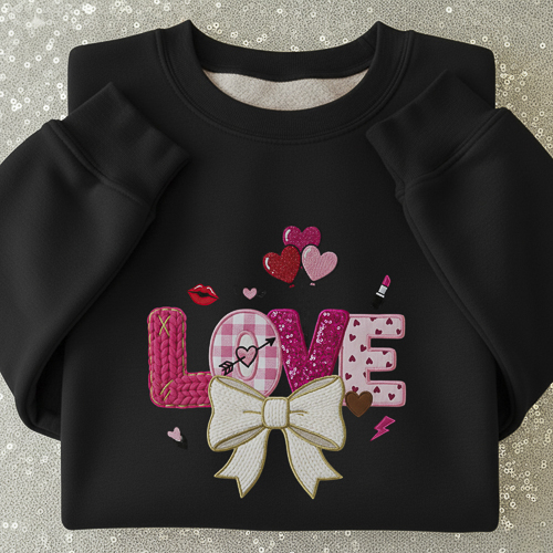 Crochet de Diseños San Valentín PNG para DTF y Sublimación