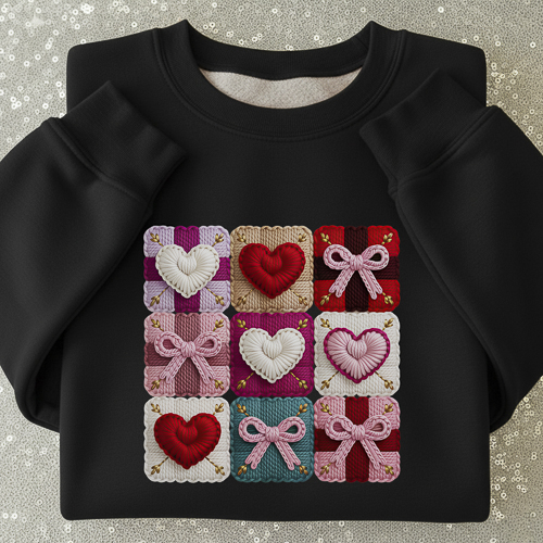 Crochet de Diseños San Valentín PNG para DTF y Sublimación