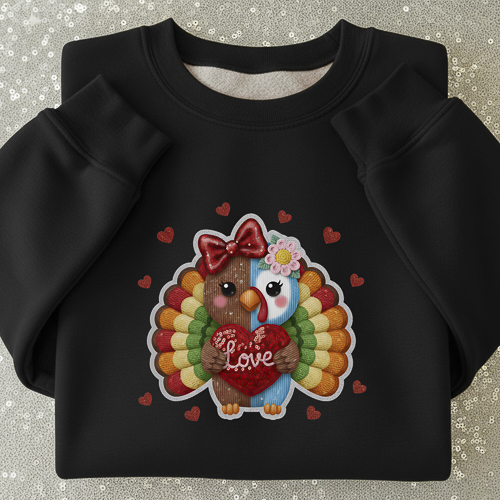 Crochet de Diseños San Valentín PNG para DTF y Sublimación