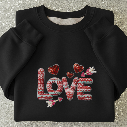 Crochet de Diseños San Valentín PNG para DTF y Sublimación
