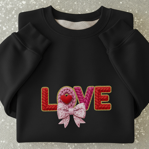 Crochet de Diseños San Valentín PNG para DTF y Sublimación