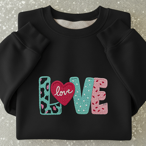Crochet de Diseños San Valentín PNG para DTF y Sublimación