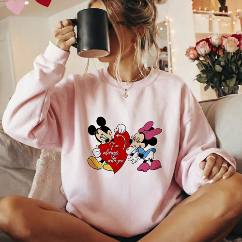Diseños Disney San Valentín PNG Fondo Transparente HD para Sublimación y DTF