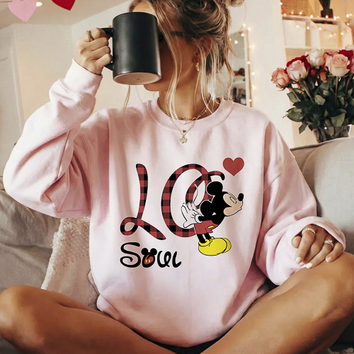 Diseños Disney San Valentín PNG Fondo Transparente HD para Sublimación y DTF