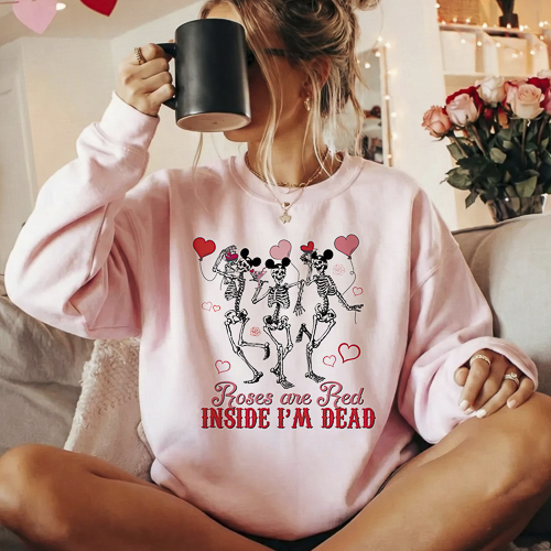 Diseños Disney San Valentín PNG Fondo Transparente HD para Sublimación y DTF