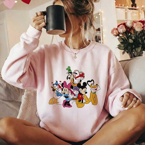 Diseños Disney San Valentín PNG Fondo Transparente HD para Sublimación y DTF