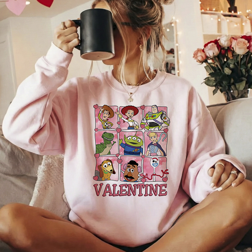 Diseños Disney San Valentín PNG Fondo Transparente HD para Sublimación y DTF