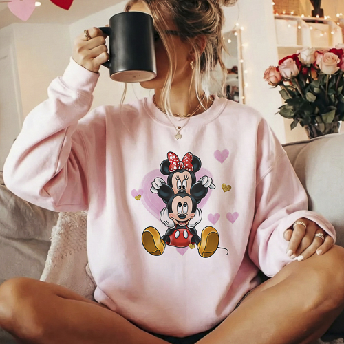 Diseños Disney San Valentín PNG Fondo Transparente HD para Sublimación y DTF