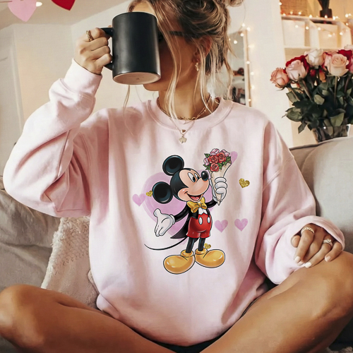 Diseños Disney San Valentín PNG Fondo Transparente HD para Sublimación y DTF