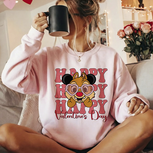 Diseños Disney San Valentín PNG Fondo Transparente HD para Sublimación y DTF