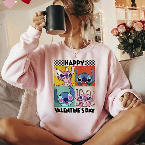 Diseños Disney San Valentín PNG Fondo Transparente HD para Sublimación y DTF
