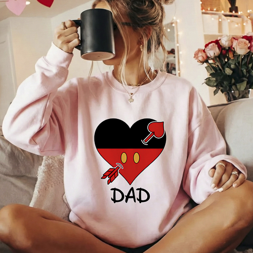Diseños Disney San Valentín PNG Fondo Transparente HD para Sublimación y DTF