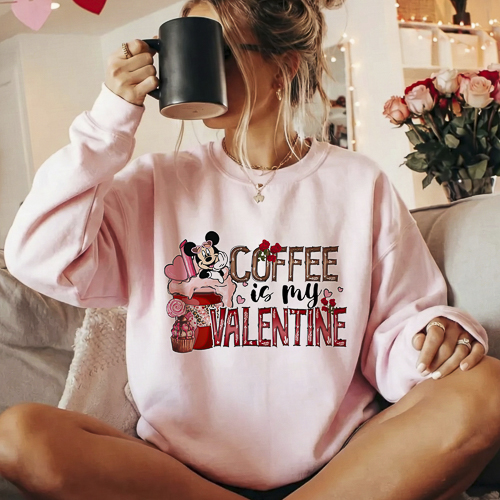 Diseños Disney San Valentín PNG Fondo Transparente HD para Sublimación y DTF